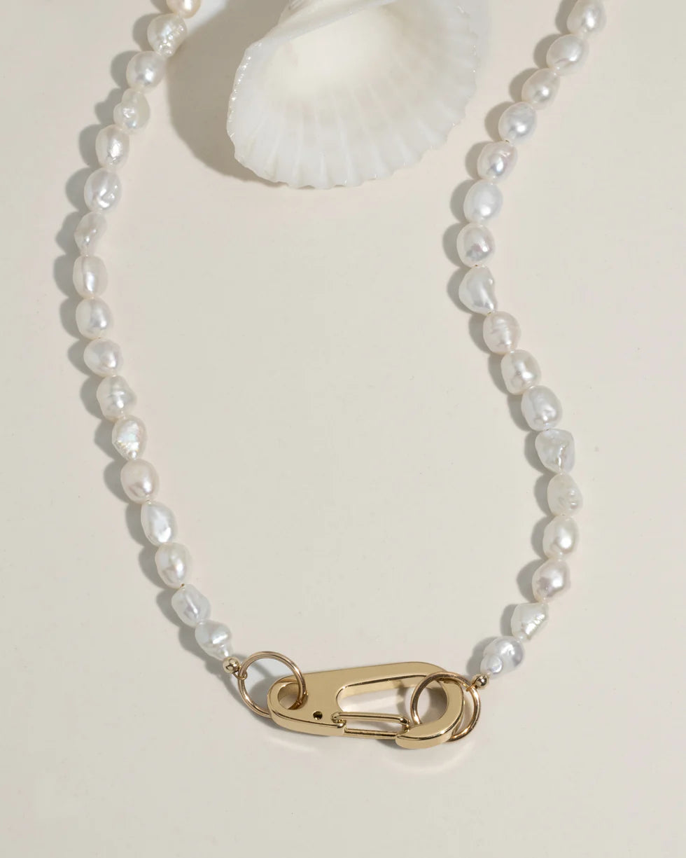 Pearl Lock Necklace