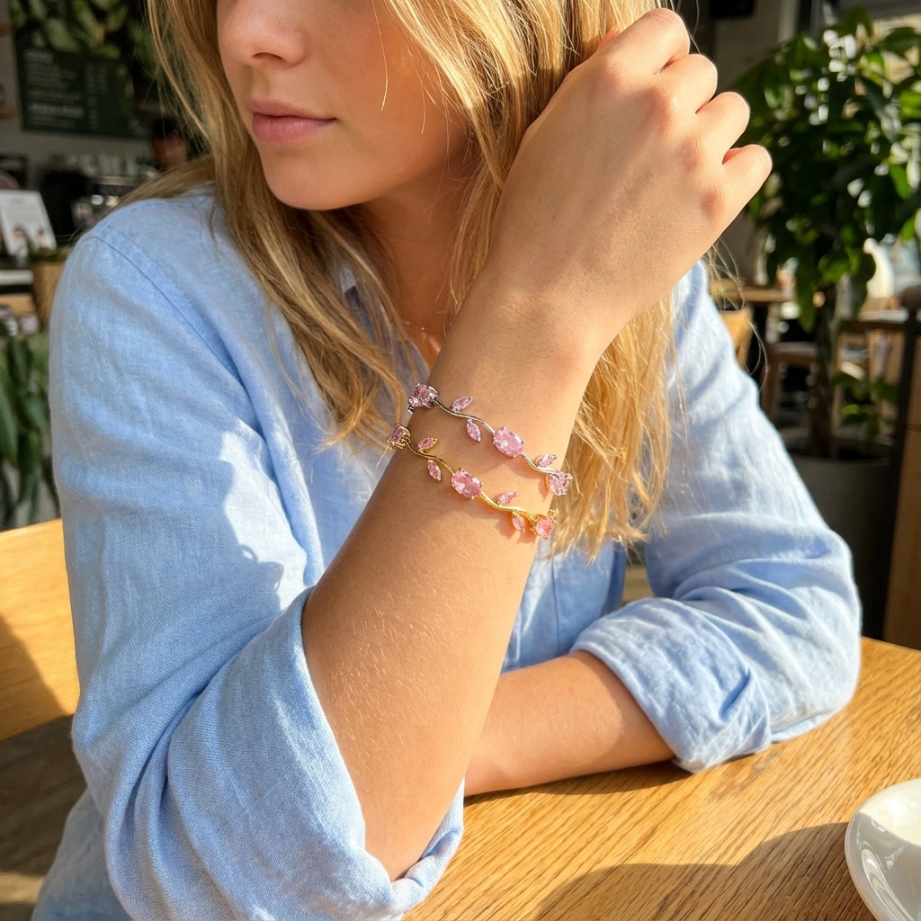 Dainty Rose Bracelet