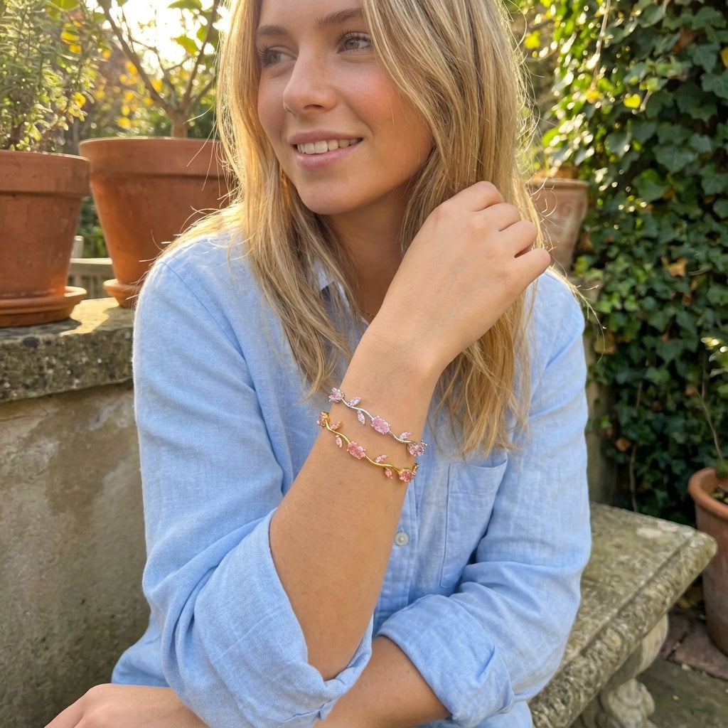 Dainty Rose Bracelet