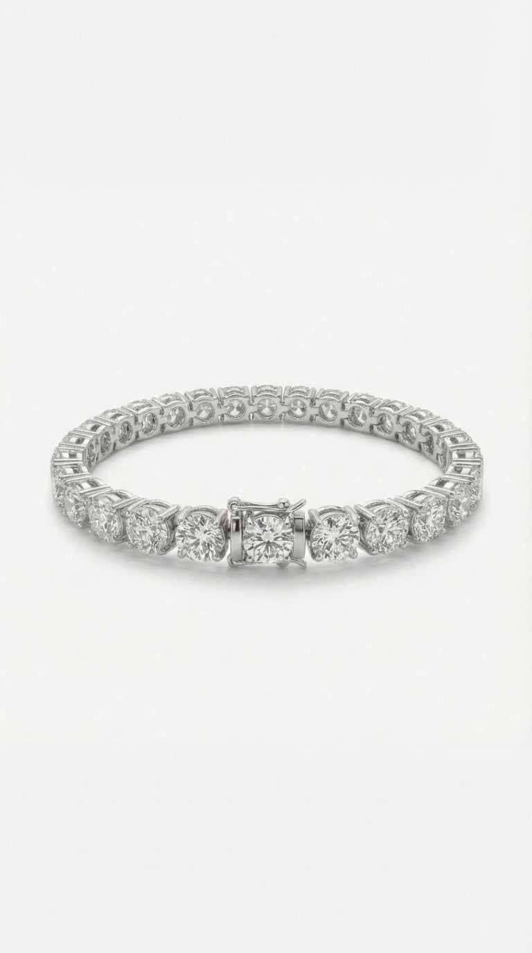 The Jetsetter Lab Diamond Tennis Bracelet