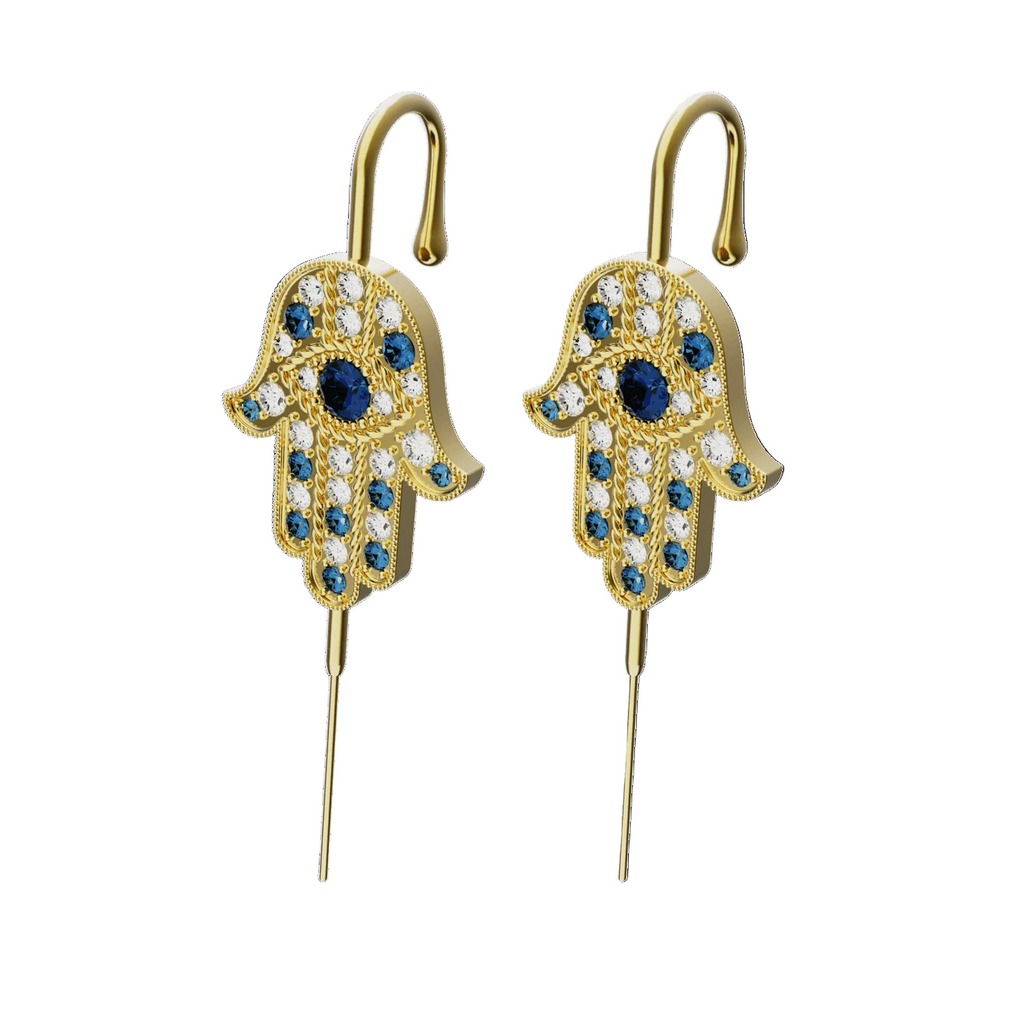 Sapphire Hamsa