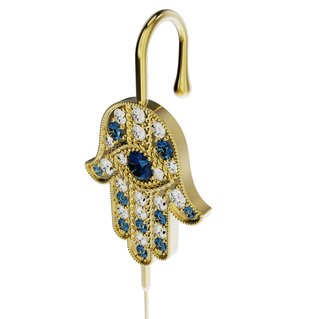 Sapphire Hamsa
