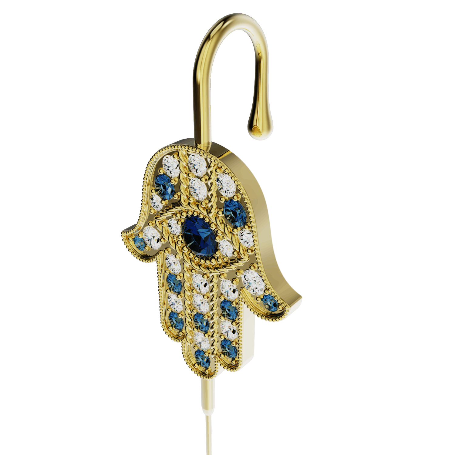 Sapphire Hamsa