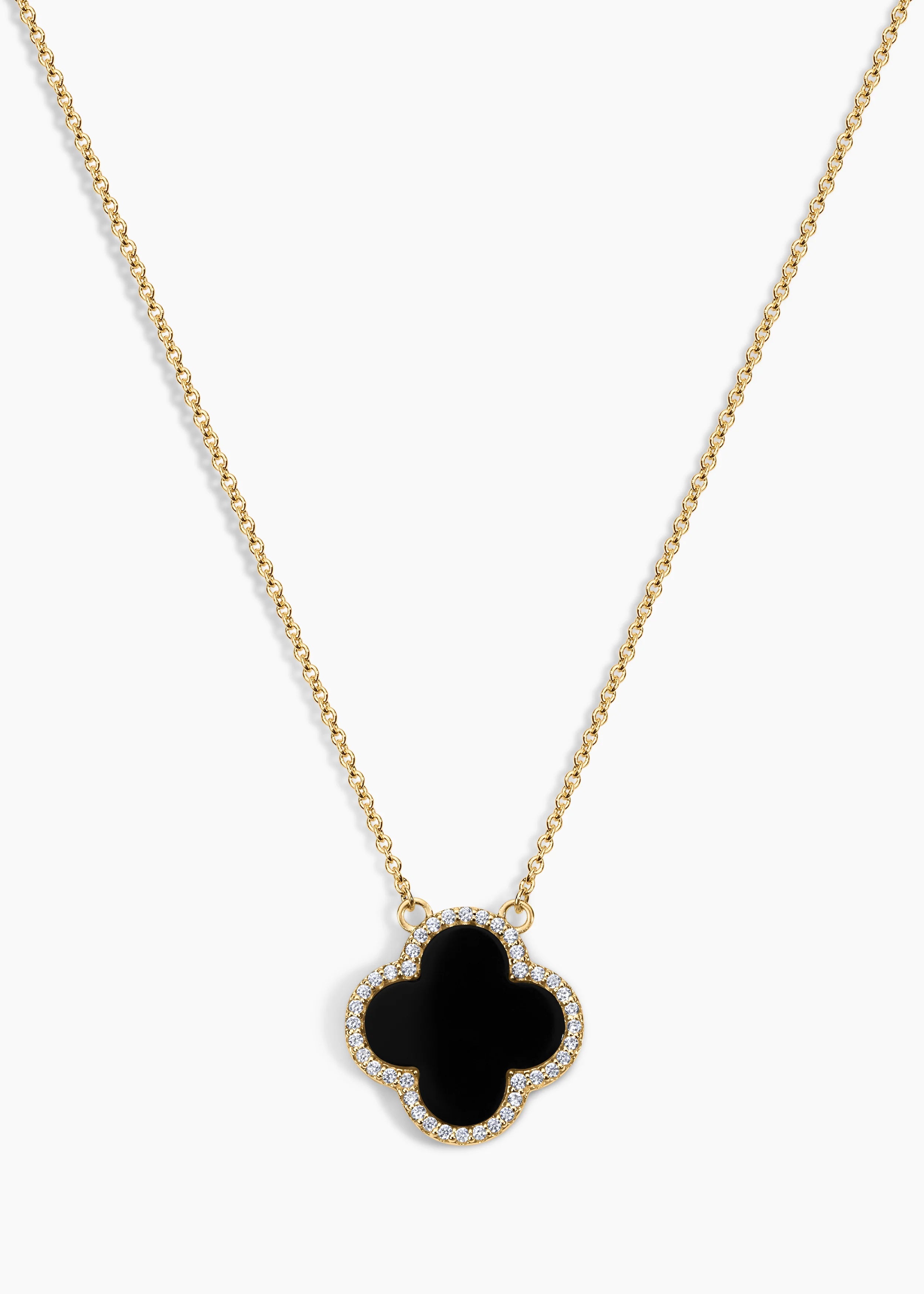 Icon Black Necklace
